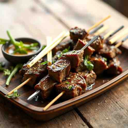 Easy Grilled Lemongrass Beef Skewers - Meat Recipes